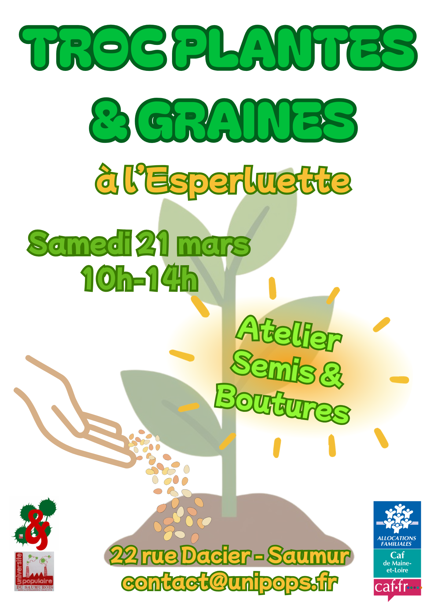 Troc plantes mars 2026