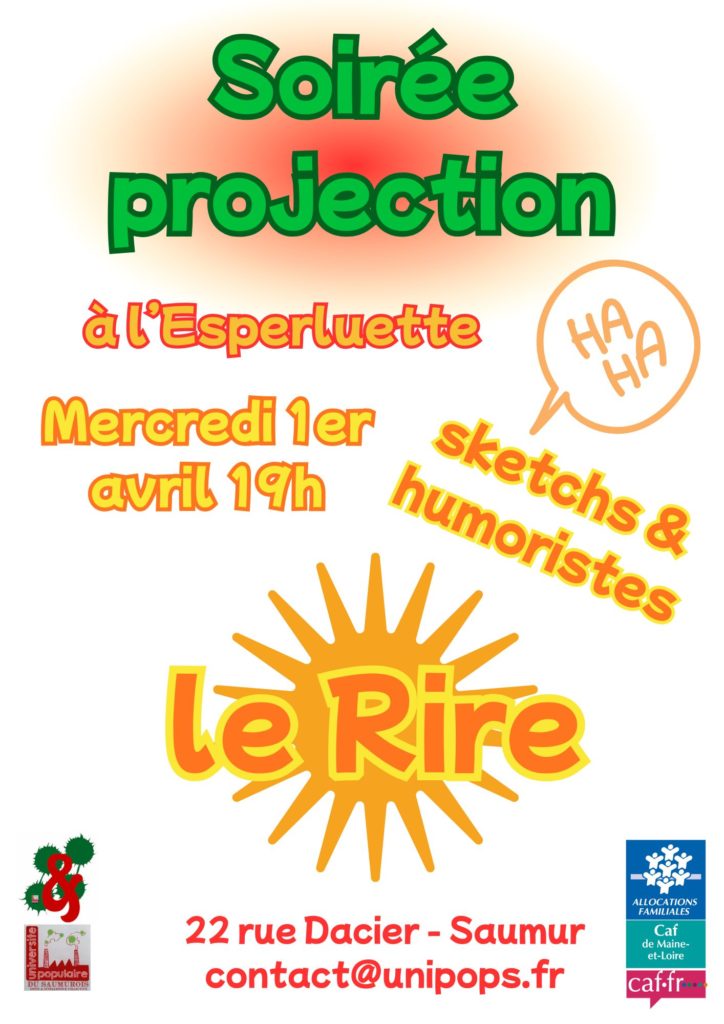 Projection du rire